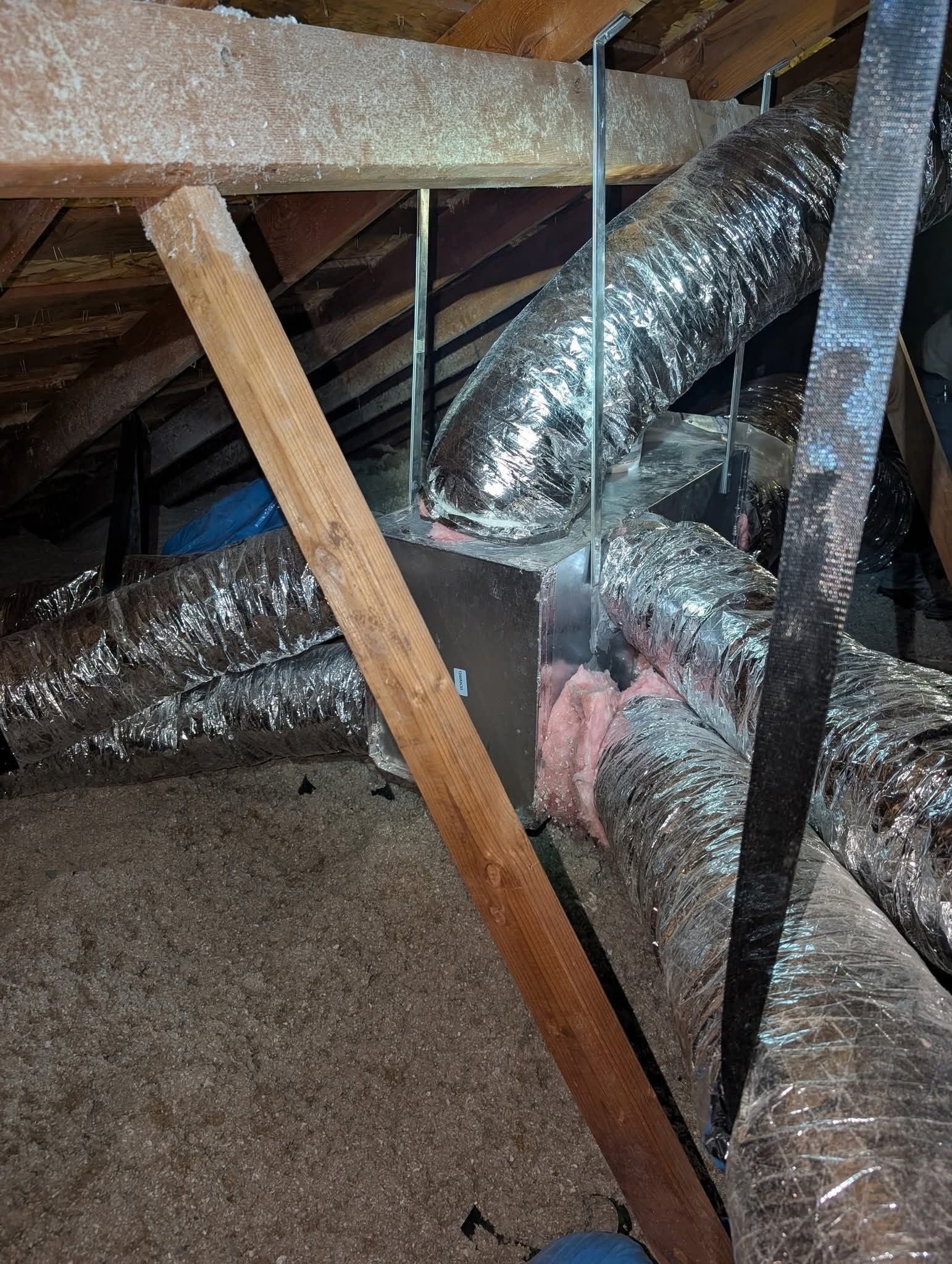 New AC coil and air handler installation