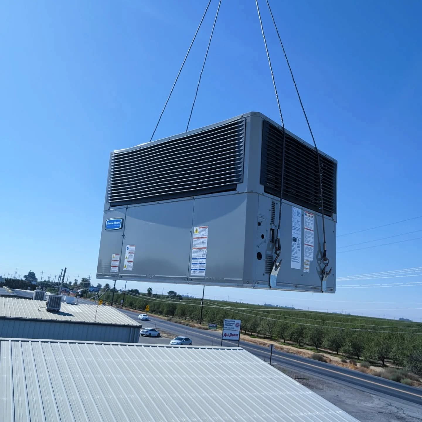 Energy-efficient ductless mini split system installed