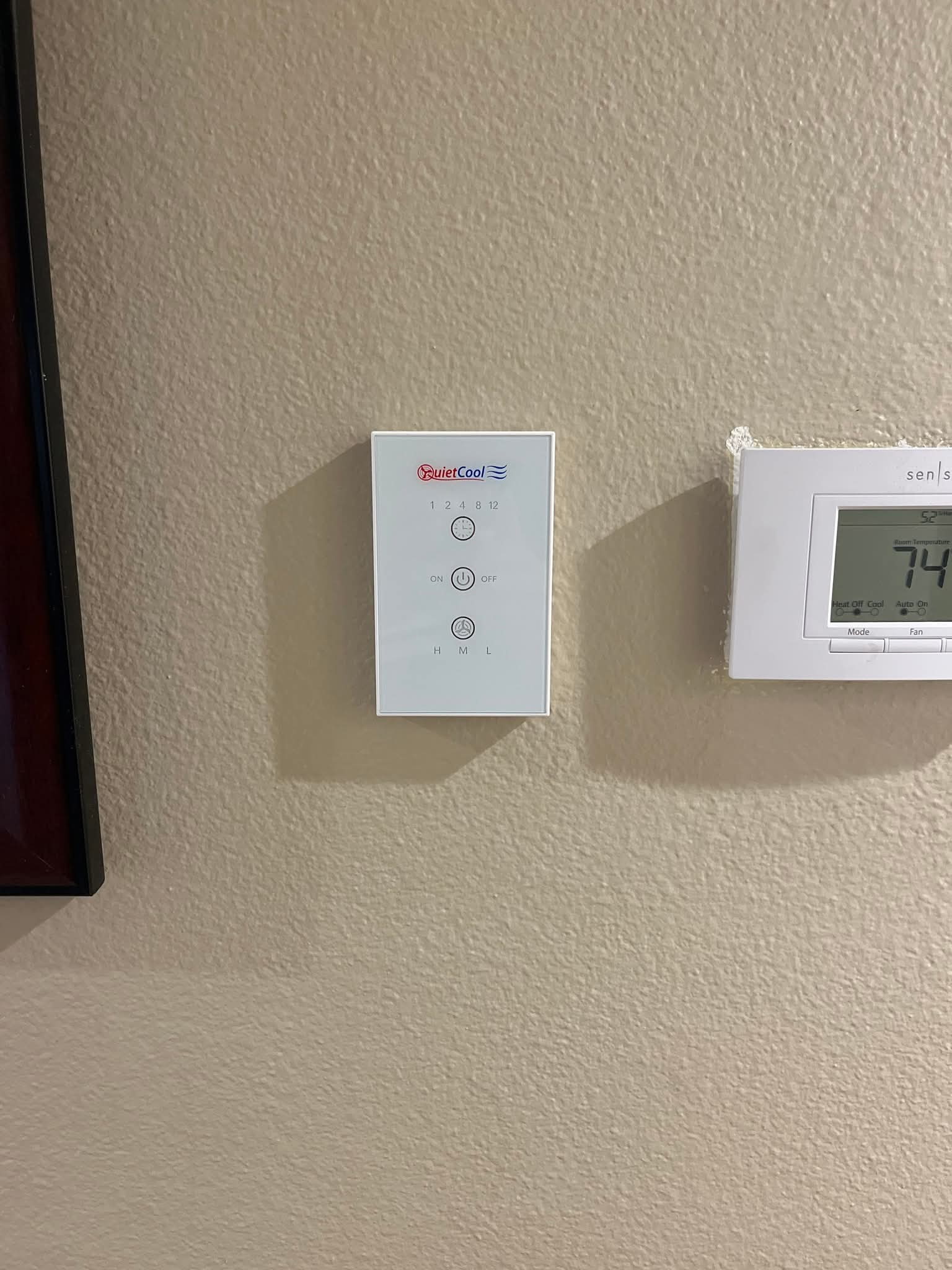 Clean and organized HVAC installation project